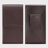 CITY BOSS for SAM A14 5G/A22 5G/Note10+品味真皮植鞣牛皮直立式腰掛皮套 深棕