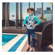 SWIMMING SUIT SHARK LONG SLEEVE KIDS SWIMMING SUIT/MUSLIMAH 2 PCS SWIMMING SUIT/ 2 HELAI BAJU BERENA