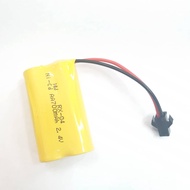 [M'sia Stock] 2.4v AA700mAh with Sm-2pin Battery Rechargeble for RC Car / Truck