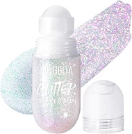 DAGEDA Body Glitter Gel, Roll-on Face Glitter for Mermaid Makeup Festival Rave Accessories, Holograp