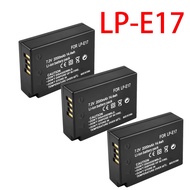LPE17 LP E17 LP-E17 Baery   LCD B Dual Charger for Canon EOS 200D M3 M6 750D 760D T6i T6s 800D 8000D Kiss X8i Cameras