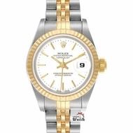 【大眾名錶】ROLEX 勞力士 69173 Datejust 蠔式女錶白面T柱 附保養單 錶徑26mm 大眾名錶G176