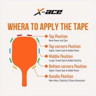 Pickleball racket weight increasing lead card - Genuine X-ace product