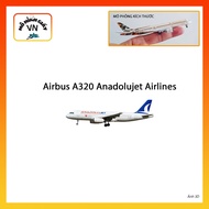 [1:400] Airbus A320 Anabuljet Airlines Assembly Paper Model - MohinhgiayVN