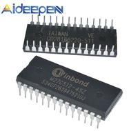 Aideepen 1ชิ้นW27C512-45Z W27C512 DIP-28 IC Winbond EEPROM 5โวลต์45NS 512KBit 64พัน * 8