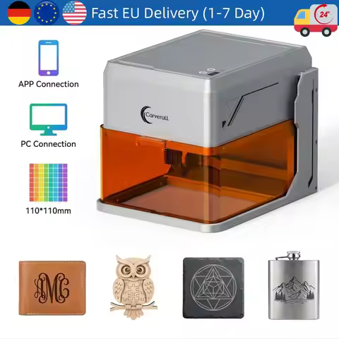 Carverall A1Pro Diode & Infrared Laser Engraver 7W 12W Power Compact Size for DIY Engraving Cutting 