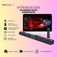 VF HYPERBAR 2100 All-in-One Soundbar with Clock Display MAX 80W Bluetooth, USB Drive, HDMI (ARC), AU