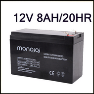 12V 8AH/20HR Shiwei Storage Battery UPS Battery 12V 8Ah 20hr 12 Volts 8 Ampere Rechargeable Valve