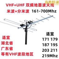 UHFVHF低頻UV雙頻地面波DTMB數位電視業餘無線電接收天線魚骨室外
