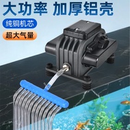 鱼缸小型增氧机市场超市卖鱼专用制氧机双通道纯铜电机多鱼池供氧