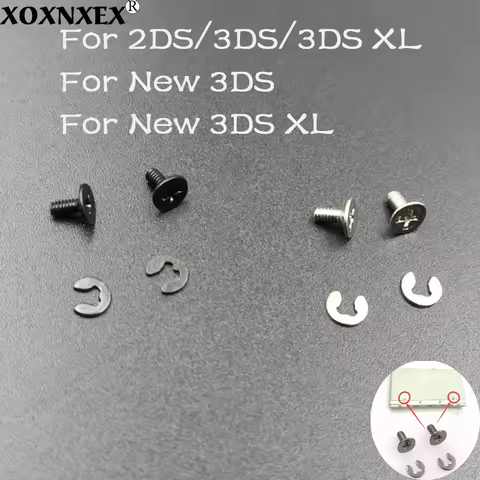 Housing Fix Screw Set for 2DS 3DS 3DS XL New 3DS New 3DS XL Console Bottom Case Replacement Repair S