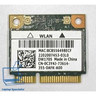 Dell Inspiron 3421 3521 Wireless DW1705 WLAN WiFi 802.11 b/g/n + Bluetooth 4.0 Half-Height Mini-PCI 