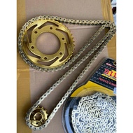DID Yellow Disc Chain Sprocket for Exciter 150 - Japanese DID Chain Sprocket