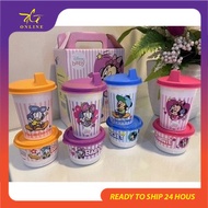Tupperware Disney Baby Set Limited Edition 200ml Sippy Cup 110ml Snack Cup Cups Hadiah Fullmoon Gift Box Tersayang Baru