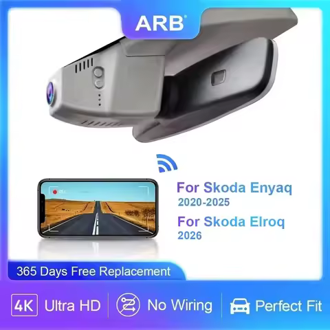 Dash Camera for Skoda Enyaq 2020 - 2025 / Elroq 2025 2026, ARB Integrated OEM Factory Style 4K 2160P