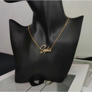 Anti-Rust Titanium Name Necklace Name Necklace/ Titanium Name Necklace/ Name Necklace/ Custom Name N