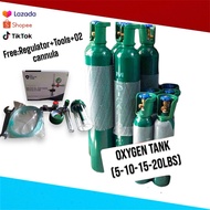 Oxygen Tank Medical 20lbs w/ Regulator Free Cannula ( Order Now Ship Tomorrow! )