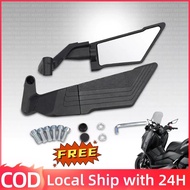 Horus Winglet Side Mirror 28cm Full Alloy Adjustable Mount Clear Lens No Grade