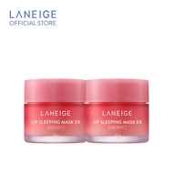 LANEIGE Lip Sleeping Mask 20g (แพ็ค2ชิ้น) ลาเนจ ลิป สลีปปิ้ง มาส์ก ลิปมัน ลิปบำรุงปาก ริมฝีปากเนียนน