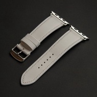 Watch Band for Apple Watch of Italian calfskin leather in White color (MTO)