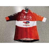 2025 TDF ProTeam INEOS GRENADIERS Breathable Cycling Jersey Racing Cut Short Sleeves Bike Wear