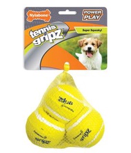 Nylabone Power Play Tennis gripz squeaky  3 Ball Dog Toy S size  Set狗仔 狗 波波 玩球 抛球 抛波  膠波 膠球 網球 公仔 套裝