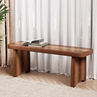 [48H Shipping] Long bench, solid wood dining bench, dining chair, home-use long bench, Nordic-style 