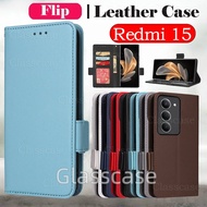 Casing For Redmi 15 1 5 C 15C Redmi15 Redmi15C 4G 5G 2025 Phone Case Card Slot wallet Bracket Casing