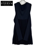 ADEAM 43698 ARNE JACOBSEN ชุดชิ้นเดียวแขนกุดยาวอัดพลีท ไซส์ S【สินค้ามือสอง】