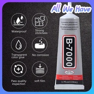 (SUPER GLUE) AWH B7000 Glue Transparent Adhesive for Phone Repair DIY Crafts Waterproof Gam Kalis Ai