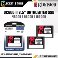 KINGSTON DC600M Series 2.5” SATA Enterprise SSD - 3.84TB / 7.68TB - Designed for Data Center Usage