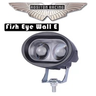 HJG Fish Eye Wall E Full Aluminum LED Motorcycle Headlight