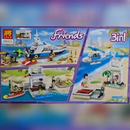 Friends Series 3-in-1 Cruise Ship and Racing Arena Toys