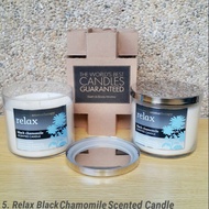 Bath and Body Works 3-Wick ScentedCandle RelaxBlackChamomile