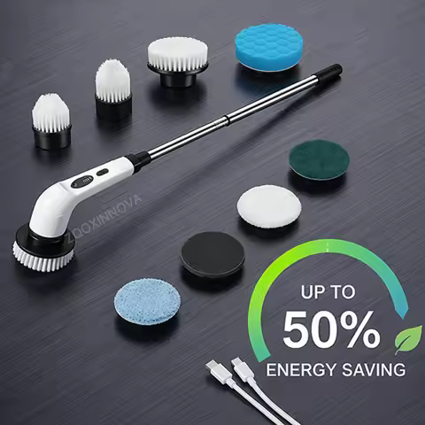 Household CordLess Electric Cleaning Brush Kitchen Gadgets Hair Brushes Bathroom Broom Toilet Mops M