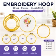 Bingkai / Ram Sulaman Plastik 5" 6" 7" 8" | Embroidery Hoop | Ring Sulam | Bingkai Cross Stitch | Al
