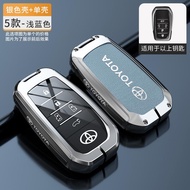 Zinc Alloy Key Protector Cover Key Holder for Toyota Rav4 Crown Hilux Fortuner Camry Land Cruiser Pr