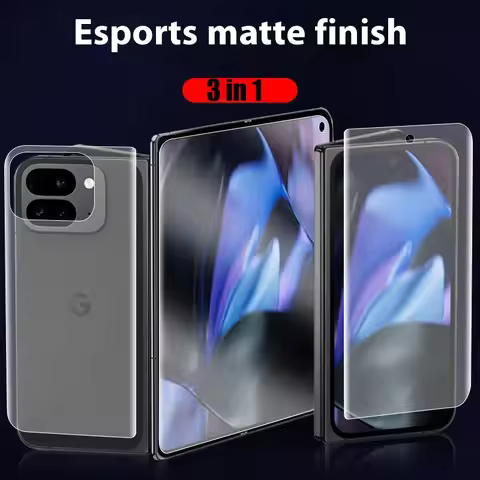 3 in1 Internal Inner Outer Hinge Matte Hydrogel Film For Google Pixel 10 Pro Fold Sticker Full Body 