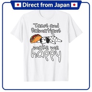 【Direct from Japan】 Tacos Dalmatian Dog T-shirt
