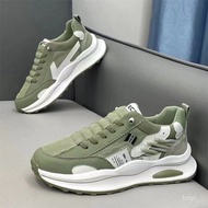 Taiwan Shipping Daddy Shoes Women's Spring Men's 2025 Cloth Breathable Comfortable Thick-Soled Heigh