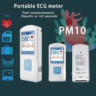 Portable Bluetooth ECG Monitor, Visible Electrocardiogram, PM10 Color Screen, Digital Multifunctiona