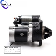 ฮว16-1 8T 12V 1.6KW มอเตอร์สตาร์ทเครื่องยนต์ 8 ฟันเกียร์ สำหรับมอเตอร์สตาร์ทชิ้นส่วนเครื่องกำเนิดไฟฟ