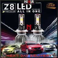 3 COLOUR Z8 40w 5800LM Car LED Headlights H4 / H11 / H3 / H1 / H7 / 9006 / 9005 C6 HID Car Headlamp 