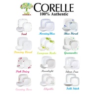 CORELLE Square Dinner Plate 3 Piece Set