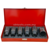 SB TOOLS 12 Point Drive Shaft Socket Set | Impact Deep Socket (30mm-36mm)