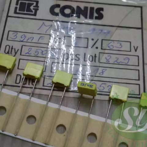 10pcs-100pcs old THOMSON TPC 0.039uf/63v 39nf 393 brand new thin film capacitor
