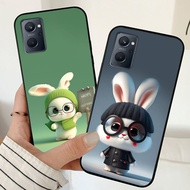 Case for oppo realme 9 2020 / 9i / realme 9 pro with cute rabbit print