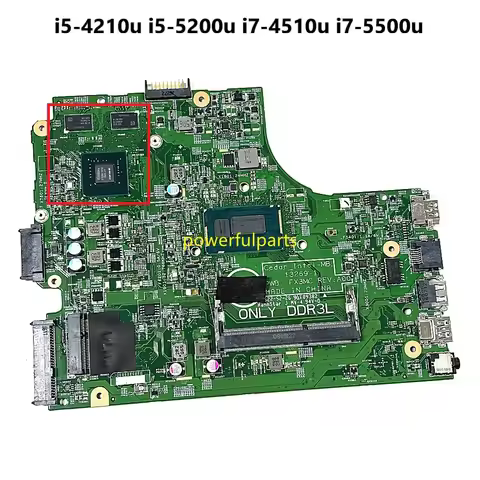 13269-1 For Dell Inspiron 15 3542 3442 3543 3443 Motherboard i5 i7 Cpu With Graphic 066KRV 0X4X4V 0C