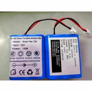 CELL Solar Fan Rechargeable Battery - 6 Batteries With 5200mAh Capacity, Super Good Charged 3S2P Pro