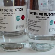 ready Water For Injection 500ml / Aquabidest botol kaca 500ml